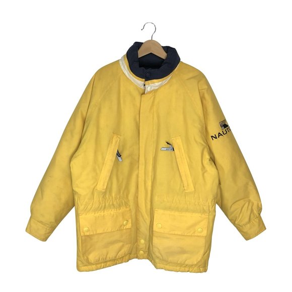 Vintage Nautica Sail Down Coat - Men's Large - Picture 1 of 5